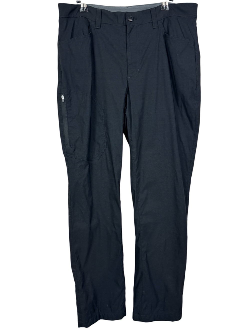 Eddie‎ Bauer Men's 34X32 Black Fleece Lined Pants Outdoors Cold Weather Hiking